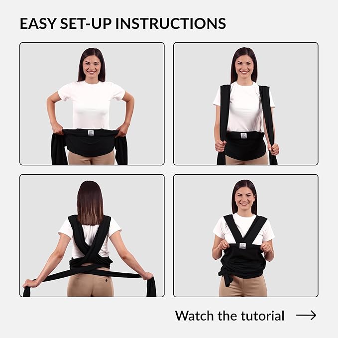 Dog Sling Carrier for Small Dogs - Anti-Anxiety Cat Sling, Puppy Pouch - Pet Sling in Gray Black Blue Green Pink Yellow (Black, Standard)-PawvioPets