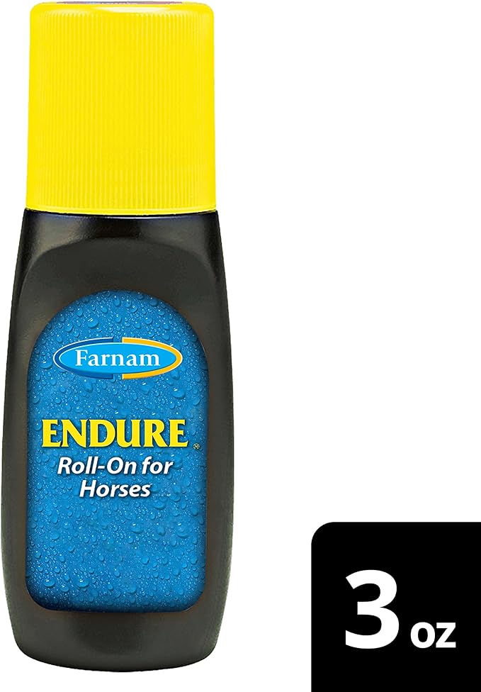 Farnam Endure Roll-On Fly Repellent for Horses, for Sensitive Areas, 3 Ounces-PawvioPets