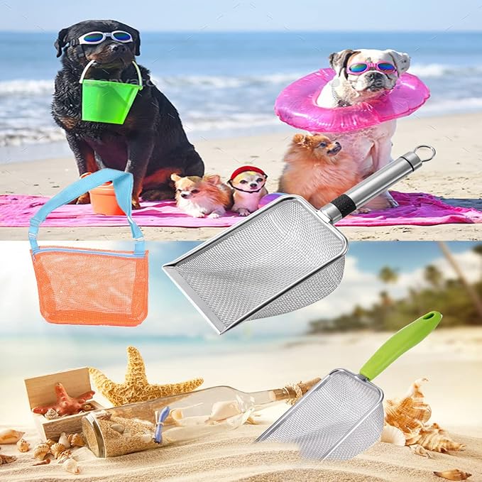 4PCS Reptile Scooper,Litter Cleaner Corner Scoop, Reptile Sand Fine Mesh,Cat Little Scoop, Bearded Dragon Sand Shovel,Pet Poo Shovel Scooper (4PCS Shovels)-PawvioPets