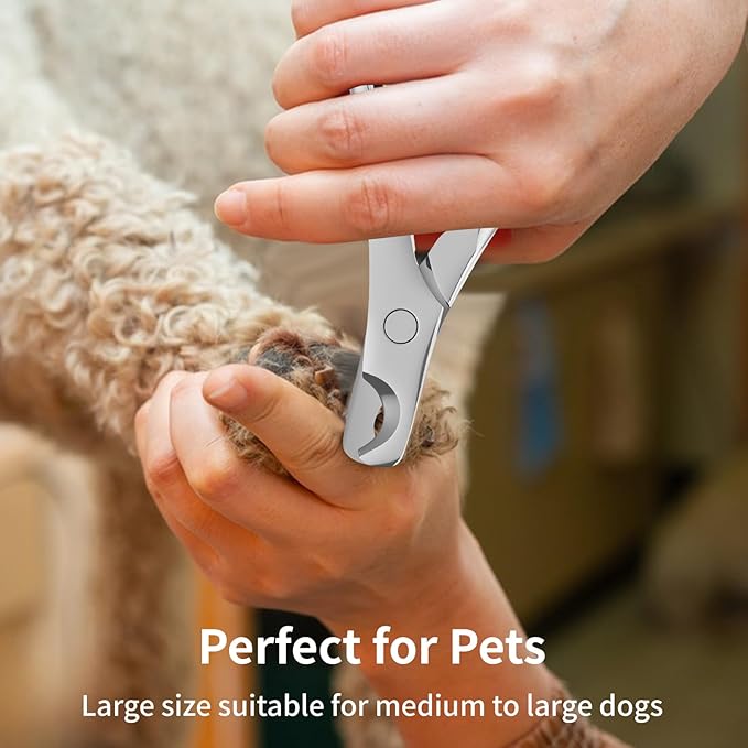 Dog Nail Clippers & Trimmers with Safety Guard - Heavy Duty Pet Nail Clippers for Large, Medium, Small Dogs & Cats-PawvioPets