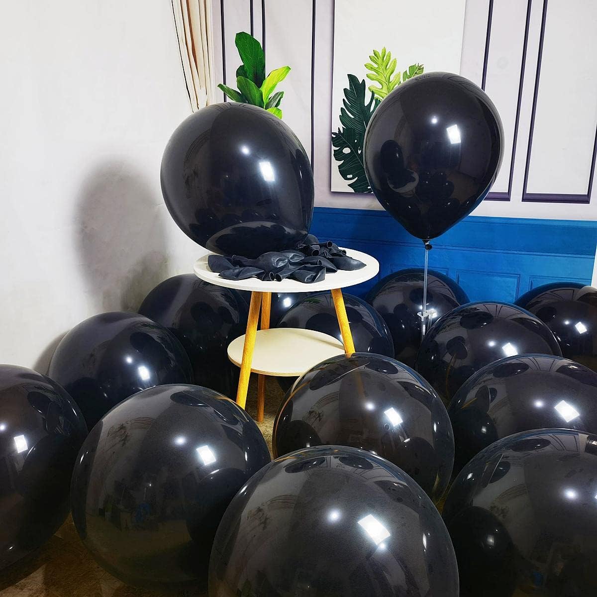 90 Pack Black Balloons 18 inch Black Latex Party big Balloon Bulk for Various Party Events Decorations