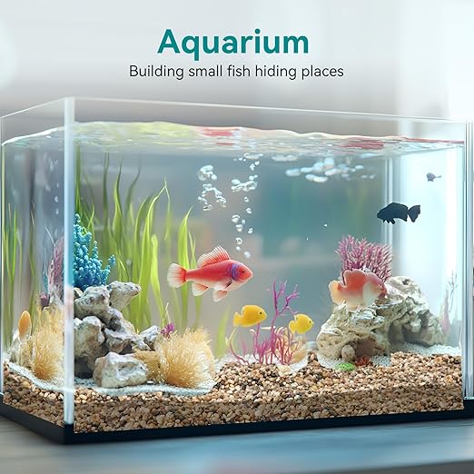 5 lbs Small Rocks for Plants, 1/5 Inch Gravel for Plants Drainage, Decorative Potting Pebbles for Indoor Plants, Vases, Bamboo, Succulent, Terrarium, Crafts, Cactus-PawvioPets