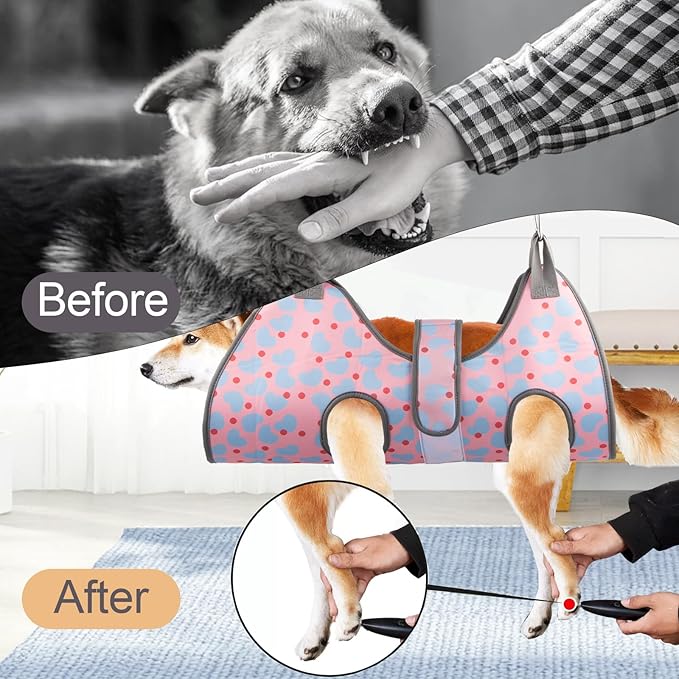 Dog Grooming Hammock for Small Dogs & Cats, Dog Grooming Harness for Nail Trimming, Pet Grooming Sling Helper with Nail Clippers/Nail Trimmers-PawvioPets