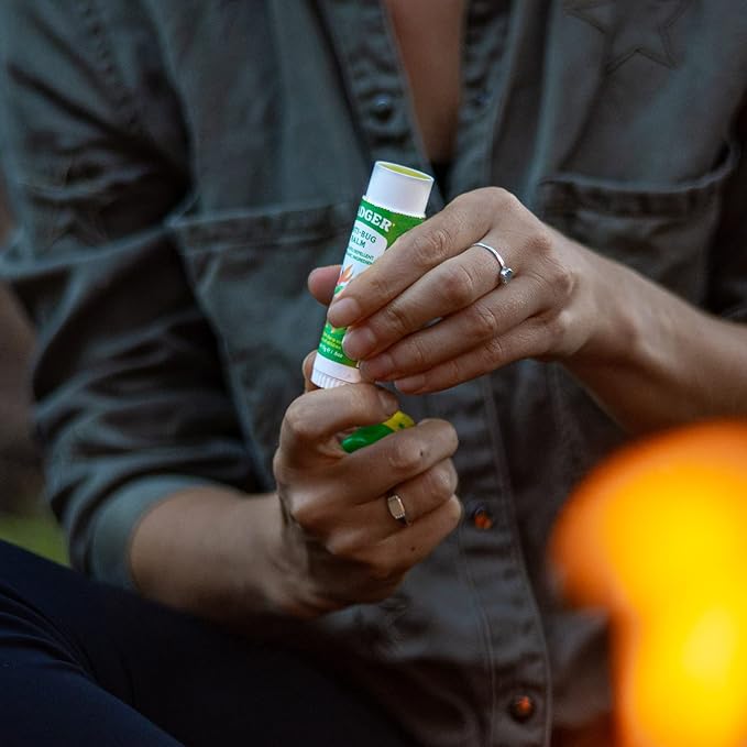 Badger Bug Repellent, Easy to Use Travel Stick, DEET-Free Mosquito Repellent & Insect Protection, Certified Organic Essential Oil Balm-PawvioPets