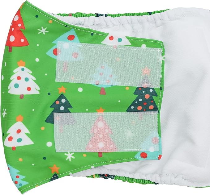 CuteBone Dog Diapers Male Belly Bands 3 Pack for Male Dogs Reusable Puppy Wraps DM62XS-PawvioPets