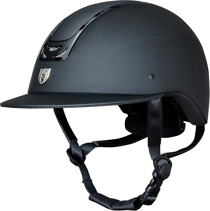 TIPPERARY EQUESTRIAN Horse Riding Helmet - Royal Wide Brim - English Style Protective Horseback Riding Apparel - Safety Helmet with Cooling Ventilation-PawvioPets
