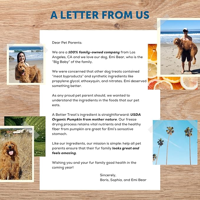 A Better Treat – Freeze Dried Organic Pumpkin Dog and Cat Treats, Organic, Single Ingredient | Natural, Healthy, Diabetic Friendly | Made in The USA-PawvioPets