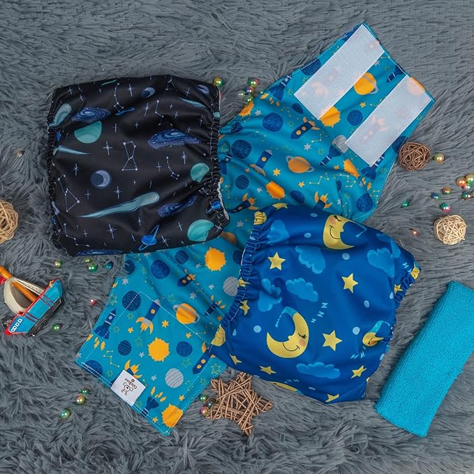 CuteBone Reusable Doggie Diapers Male Dog Wraps XS 3 Pack Washable Puppy Belly Bands Small DM11XS-PawvioPets