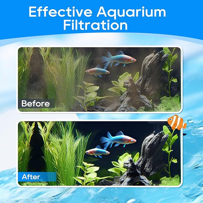 Aquarium Filter Media Bags for Aquarium with Zipper, Fine Mesh Bag Reusable Strong Polyester for Activated Carbon, Bio Filter Balls, Ceramic Rings, Filter Stones, White 10PCS 3.93" x 5.9"-PawvioPets