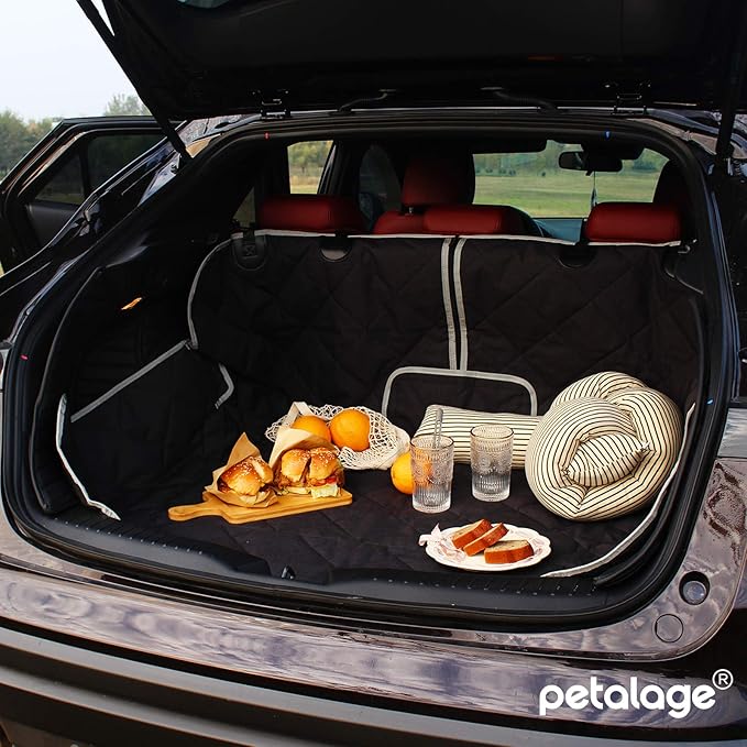 Dog Car Seat Cover Waterproof Dog Seat Cover for Cars Back Seat Heavy-Duty Nonslip Pet Car Seat Cover Protector Armrest Compatible for Trucks Cars & SUVs-PawvioPets