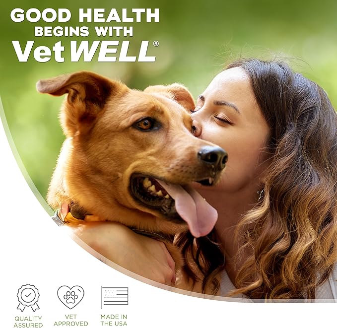 EarWELL by VetWELL Dog Ear Wipes - Otic Cleaning Wipes for Infections and Controlling Ear Odor in Pets - 100 Count-PawvioPets