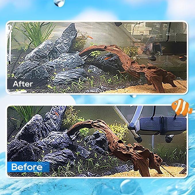 20PCS Aquarium Filter Media Bags for Aquarium with Zipper, Fine Mesh Bag Reusable Strong Polyester for Activated Carbon, Bio Filter Balls, Ceramic Rings, Filter Stones 7.8" x 5.9"-PawvioPets