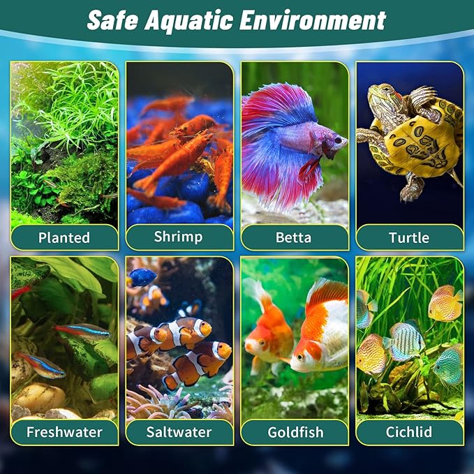 Betta Fish Tank Kit, 2.5 Gallon Aquarium Self-Cleaning with LED Light, Filter, Heater, Decorations and Accessories - Ideal for Hydroponic Growing System and Aquaponics-PawvioPets