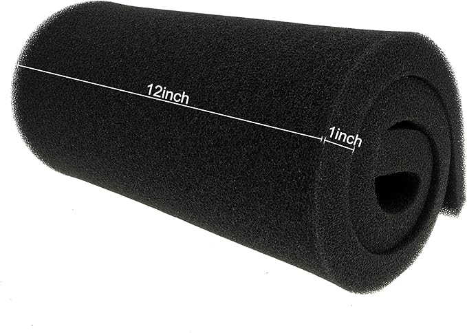 AFA Aquarium Filter Media Sponge Pad, Fish Tank Bio Open Cell Coarse Foam Block Foam Pre Filter Sponge Material (12" x 36" x 1" 35ppi)-PawvioPets