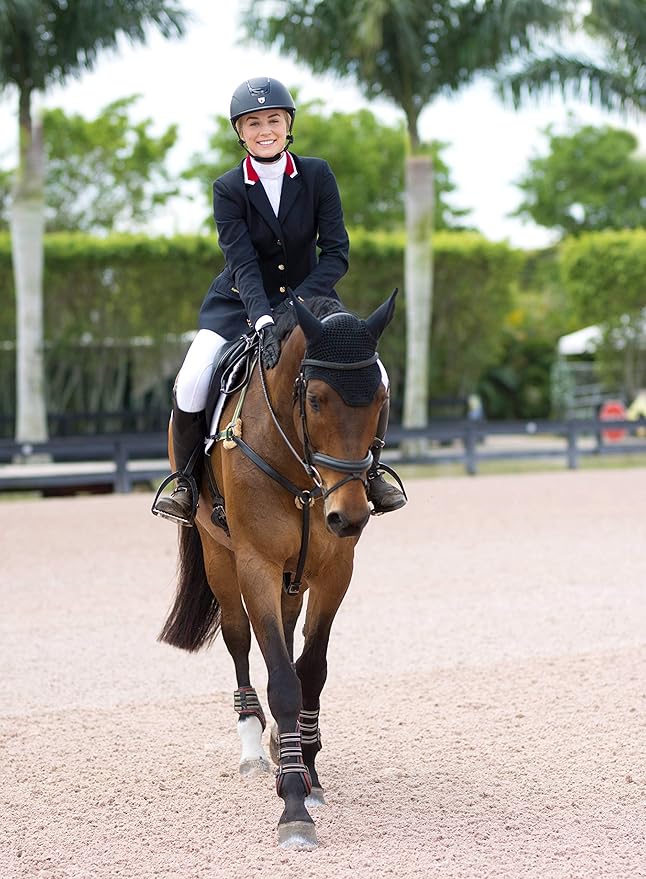 TIPPERARY EQUESTRIAN Horse Riding Helmet - Royal Wide Brim - English Style Protective Horseback Riding Apparel - Safety Helmet with Cooling Ventilation-PawvioPets