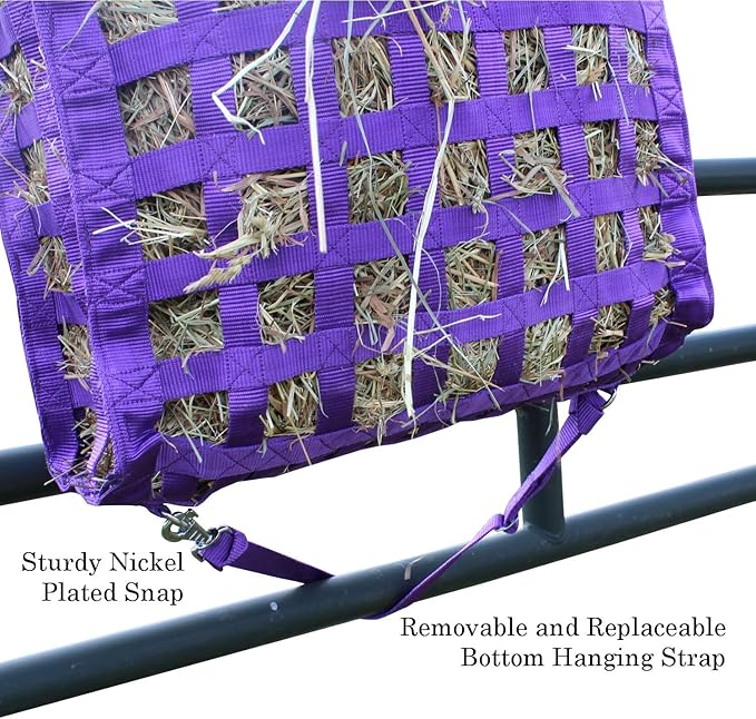 Derby Originals Superior Slow Feeder Horse Hay Bag with Super Tough Bottom and 1 Year Warranty-PawvioPets
