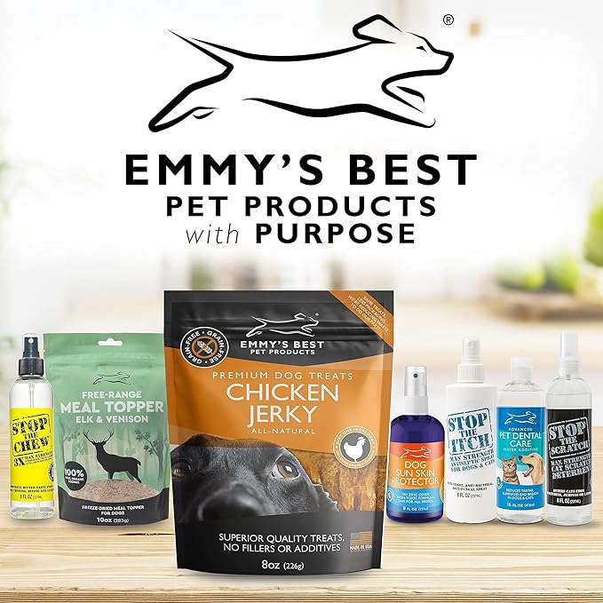 Emmy's Best EBPP Chicken Jerky Dog Treats Made in USA - 100% Natural Jerky Treats Made with Real Chicken - Grilled Chicken Strips for Medium Dogs, Large and Small Dogs-PawvioPets