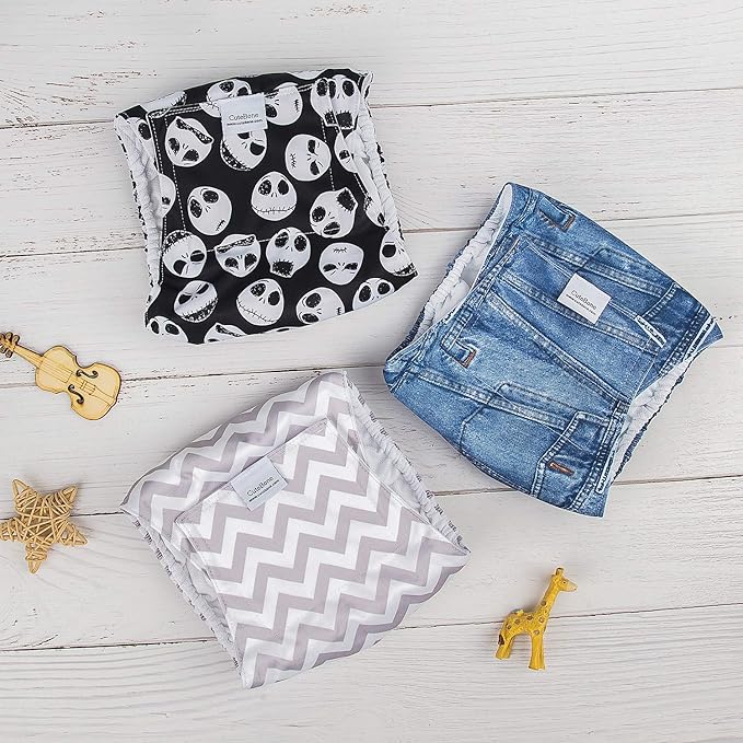 CuteBone Dog Belly Bands for Male Dogs Wraps Washable Doggie Diapers DM06S-PawvioPets