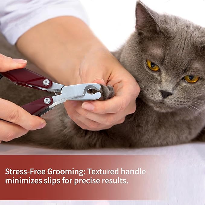 Dog Nail Trimmers & Dog Nail Clippers for Grooming - Small Dog Nail Clippers - Safe and Easy Stainless Pet Supplies-PawvioPets