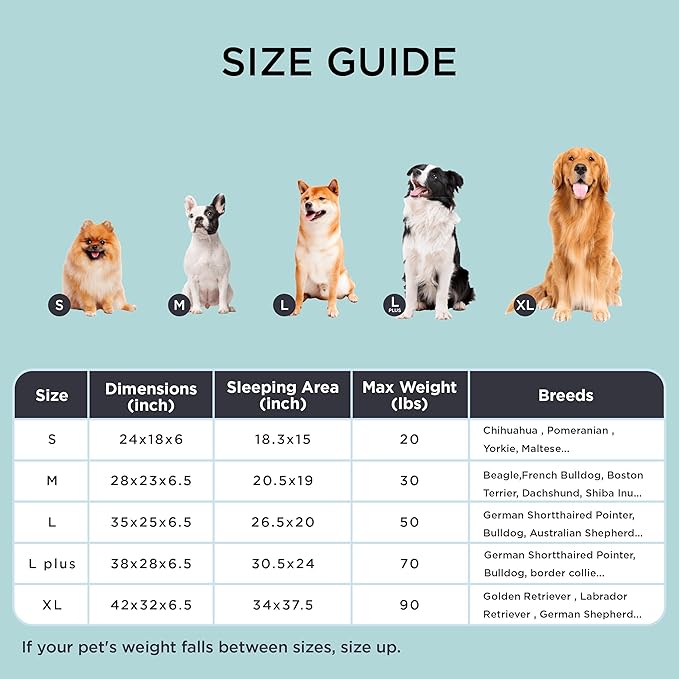 Bedsure Orthopedic Dog Beds for Small Dogs - Washable Small Dog Cat Bed Waterproof, Comfort Pet Couch Sofa with Washable Removable Cover, Pets Bed with Nonskid Bottom, Cooling Grey, 24"-PawvioPets