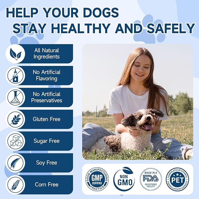 Dog Probiotic for Dogs, 200 Soft Treats Dog Probiotics for Digestive Health & Immune System, Probiotic Chews for Dogs, Support Gut Health|Itchy Skin|Diarrhea|Gas Relief Treatment-PawvioPets