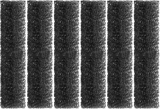 Aquarium U-V Filter Replacement Sponge, Fish Tank Filter Replacement Parts, Including 6 x Filter Sponge-PawvioPets