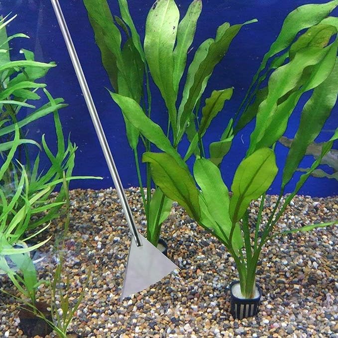 Aquarium Aquascaping Tool, Long Tweezers Scissors Spatula, 4 in 1 Stainless Steel Aquatic Plants Set for Fish Starter Kits, Aquariums Tank and Terrarium-PawvioPets