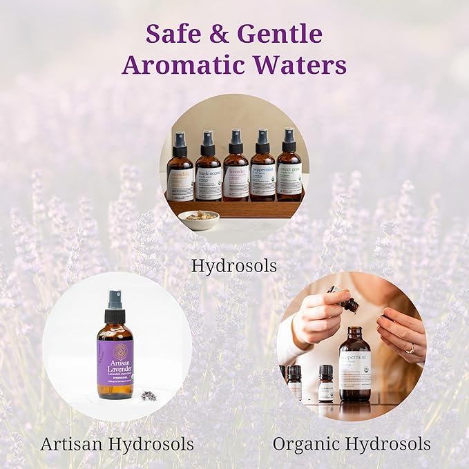 Aromatics International Spearmint Hydrosol 100ml | Refreshing Aromatic Spray for Everyday Use-PawvioPets
