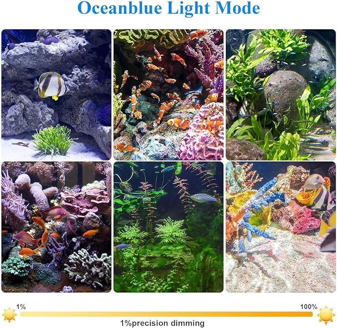 45W LED Aquarium Light for Plants,Full Spectrum Fish Tank Light with Timer,24/7 Lighting Cycle,Daylight Moonlight Mode Aquarium LED Light for 36 to 42 Inch Freshwater Planted Tank-PawvioPets