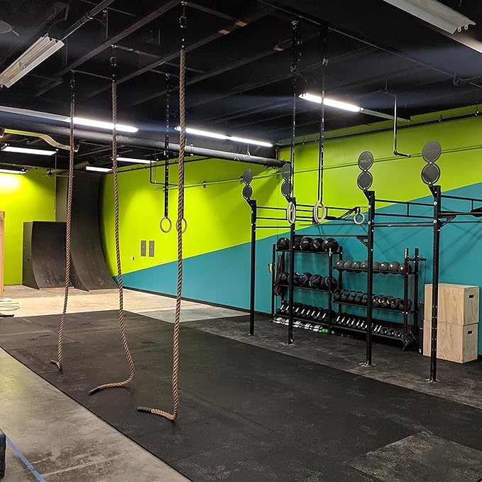 Flooring Inc's 1/4" Thick Tough Rubber Flooring Roll | Flexible Recycled Rubber Floor Mats for Home Gym | Heavy Duty Rubber Mat for Home Gyms, Sheds, Horse Stall Mat or Trailer-PawvioPets