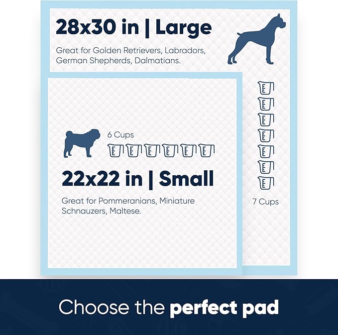 American Kennel Club Scented Puppy Training Pads with Ultra Absorbent Quick Dry Gel – 22 x 22 Pee Pads for Dogs - Fresh Scented - Pack of 100-PawvioPets