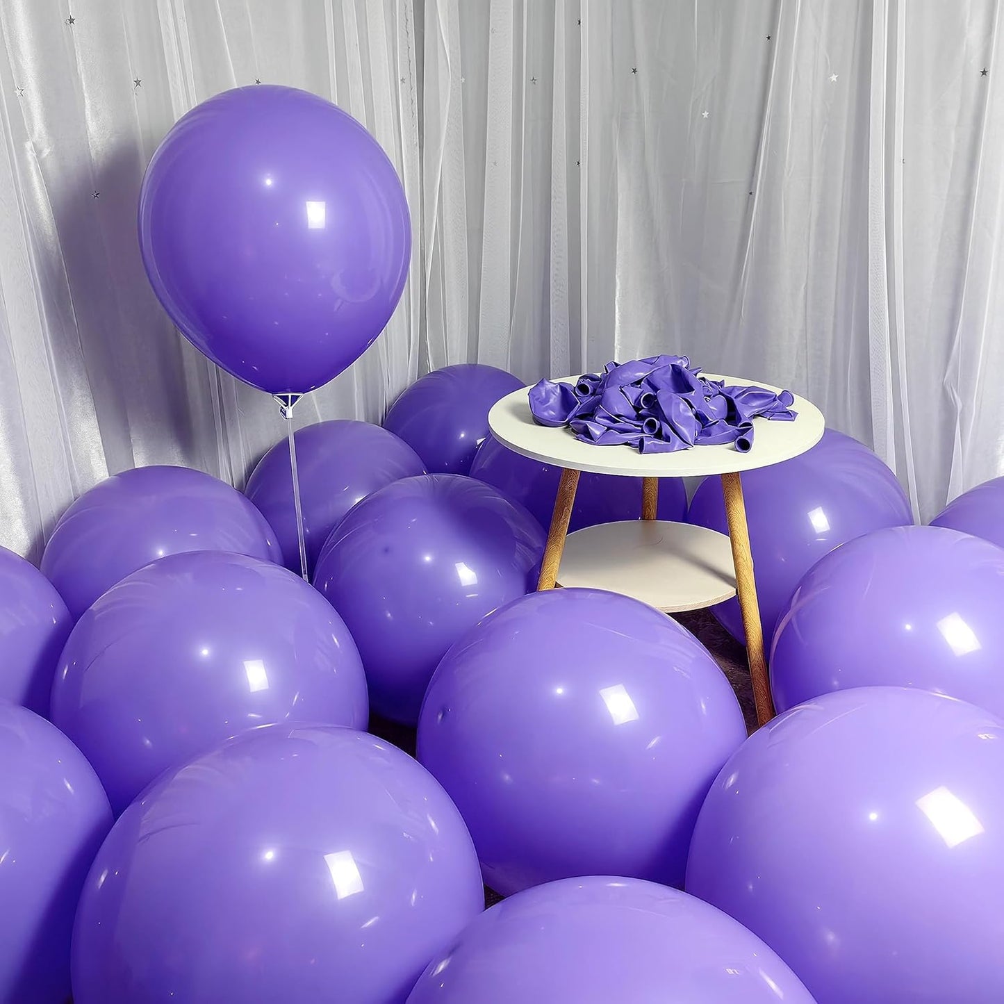90 Pack Purple Balloons 18 inch Purple Latex Big Balloons for Party Decorations and Events ZWZLIULIAN