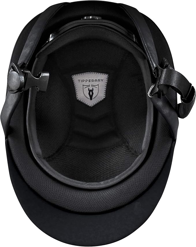 TIPPERARY EQUESTRIAN Horse Riding Helmet - Royal Wide Brim - English Style Protective Horseback Riding Apparel - Safety Helmet with Cooling Ventilation-PawvioPets