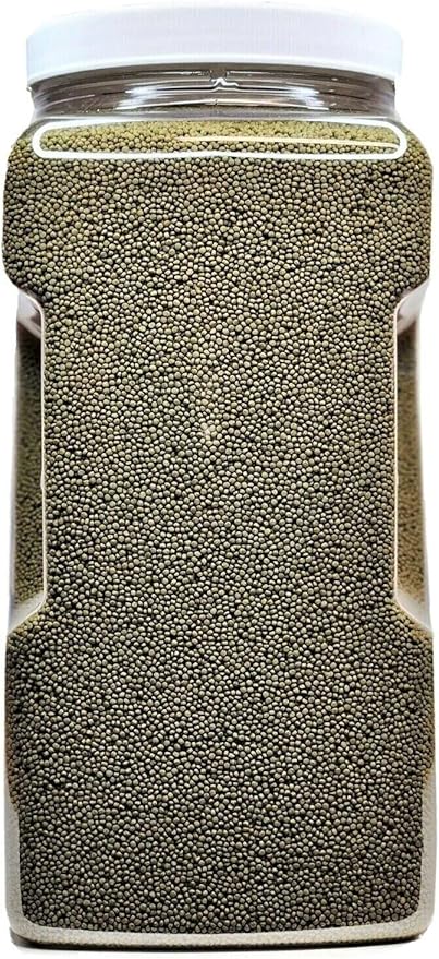 Aquatic Foods Inc. Spirulina Micro .8mm Floating Pellets for African Cichlids, Discus, Guppies, Tetras, Live Bearers, Baby Cichlids, Baby Koi, All Tropical and Pond Fish...8oz Jar-PawvioPets