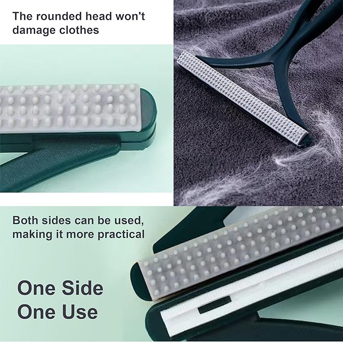 2-Pack Pet Hair Removal Gloves with A Hair/Lint Removal Tool – Remove Cat/Dog Fur from Clothing, Furniture, Car Seats, Bedding & Carpet – Reusable & Washable Lint Hair Remover for Pet Owners-PawvioPets