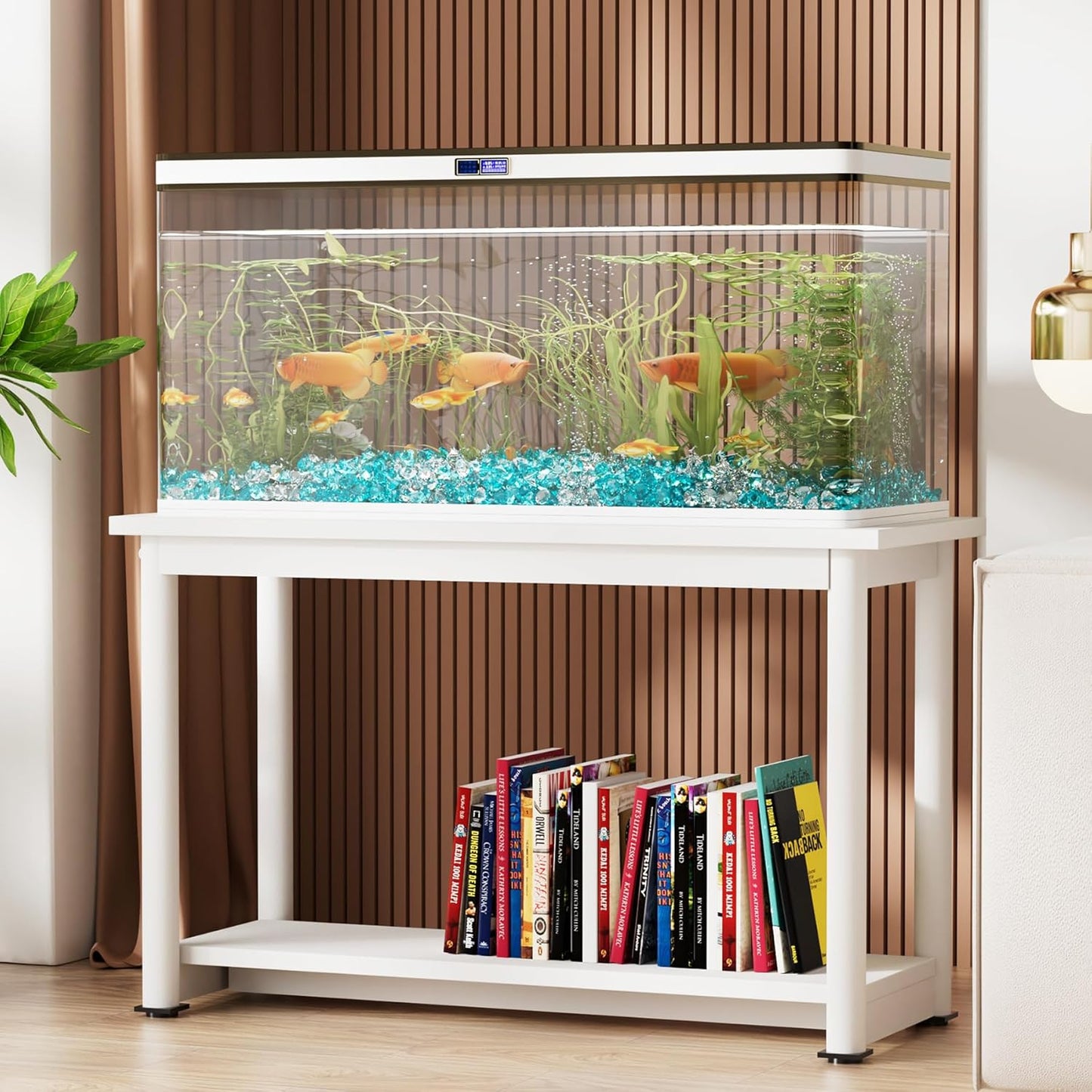 Acrylic Diamond Fake Gems Vase Filler, Babenest 240pcs 3/4 Inch Faux Diamonds Crystals Jewels for Table Scatters Wedding Party Event Arts & Crafts Birthday Decoration (240, Baby Blue/Clear)