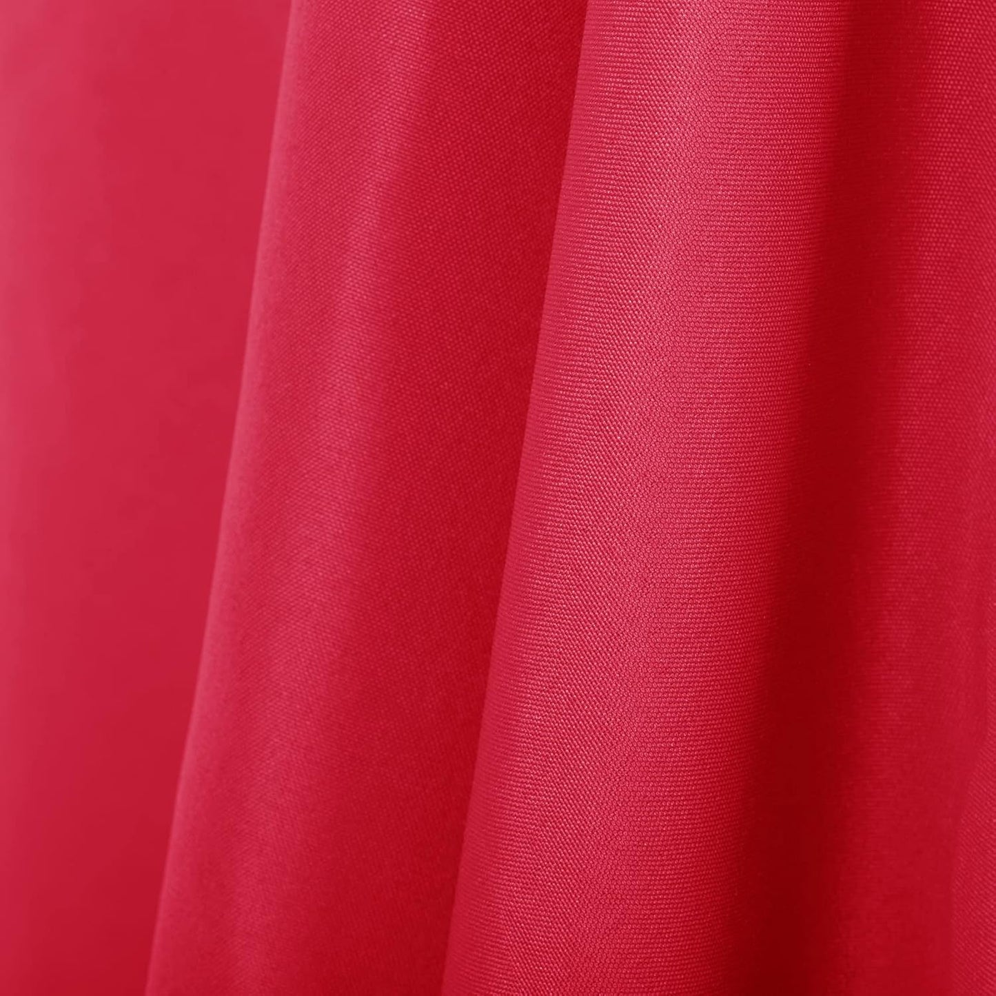 Ascoza 2pack 90x156 Inch Red Rectangular Tablecloth 8 Feet Table Cloth in Polyester Fabric for Wedding/Banquet/Restaurant/Parties