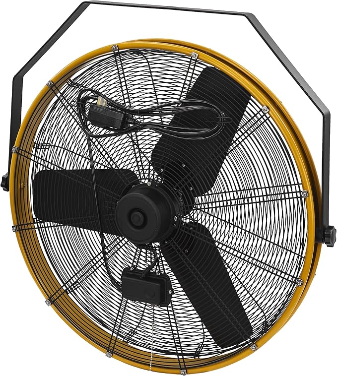 CAT 30 Inch Outdoor IPX4 Weatherproof High Velocity Wall Mounted Shroud Fan. 8900 CFM, 3 Speed - For Industrial, Commercial, & Residential Use. cETL Certified-PawvioPets