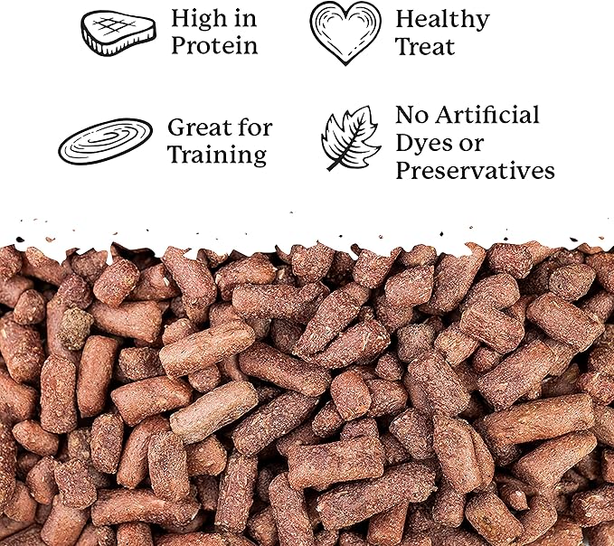 Dr. Harvey's Rabbit Bites Freeze-Dried Raw Dog Treats - Single Ingredient, All-Natural Rabbit Meat Protein for Dogs, Allergen-Free - 7 Ounces (3 Pack)-PawvioPets