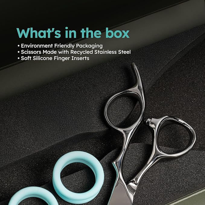 7" Dog Grooming Scissors – Handcrafted, Ergonomic, VG10 Stainless Steel for Sharper, Tougher, Better Edge Retention, Lightweight Shears with 3D Convex Blade for Dogs and Cats-PawvioPets