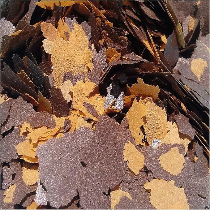 Aquatic Foods Inc. California Blackworm & Earthworm Premium Flakes for Discus, Cichlids All Community Tropical Fish Also Pellet Mix, Wafer Mix Included…6oz-PawvioPets