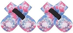EXPAWLORER Anti Slip Dog Socks to Prevent Licking Paws, Dog Shoes for Hot Pavement, Dog Booties for Small Medium Large Senior Dogs, Traction Control Boots & Paw Protectors for Hardwood Floors-PawvioPets