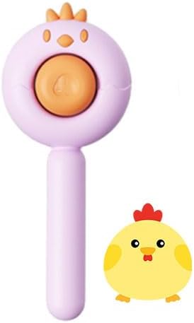 Cat Brush for Short or Long Haired Cats Dogs Rabbits, Cute Dog Brush with Release Button for Massage and Removes Loose Fur-PawvioPets