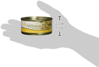 Applaws Wet Cat Food, 24 Count, Limited Ingredient Canned Wet Cat Food, Chicken Breast in Broth, 5.5oz Cans-PawvioPets