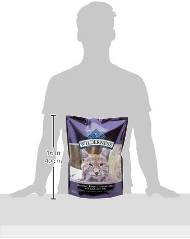 Blue Buffalo Wilderness Natural Adult Dry Cat Food, High-Protein and Grain-Free Diet, Supports Healthy Muscle Development and a Healthy Immune System, Chicken, 12-lb. Bag-PawvioPets