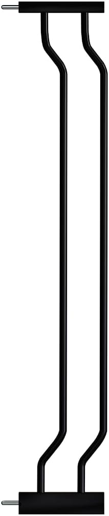 Fairy Baby Safety Gate 4.72 inch Extension for Walk Through Baby Gate Auto Close Child Safety Gates Extension Black-PawvioPets