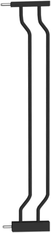 Extra Wide Baby Gate with 4.72in Extensions, Walk-Through, Auto Close, Pressure Mount Child Safety Gate (Black, Extension-4.72"/12cm)-PawvioPets