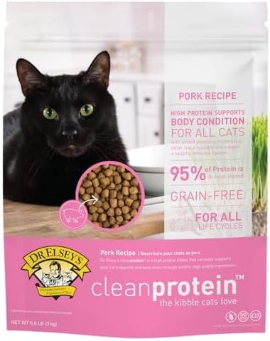Dr. Elsey's cleanprotein Pork Cat Kibble 2lb. Bag-PawvioPets