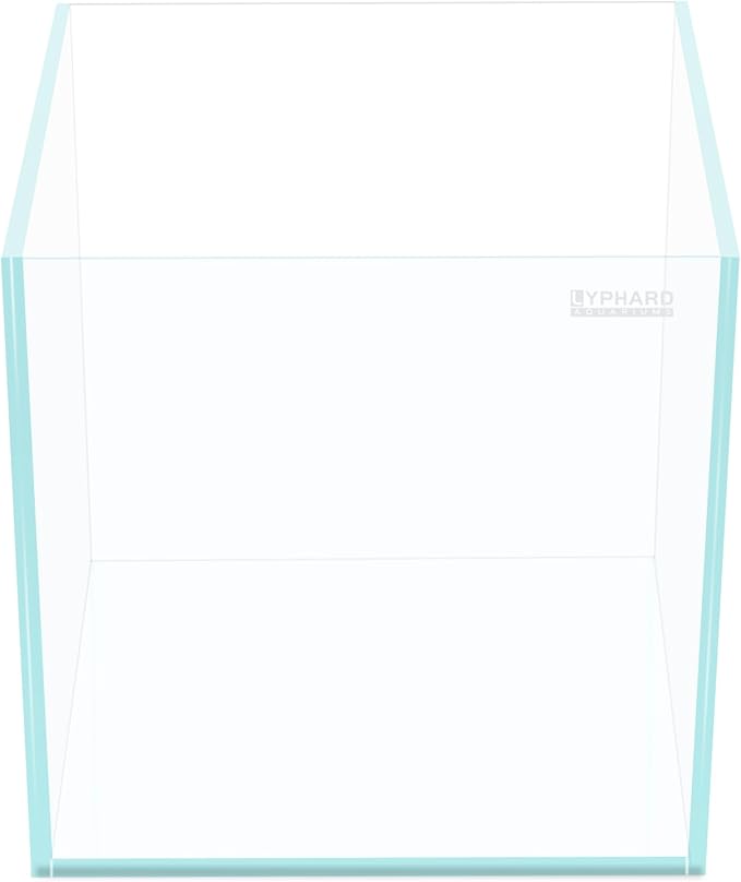 33 Gallon Cube Rimless Aquarium, Ultra Clear Low Iron Large Fish Tank, L19.7×W19.7×H19.7 Glass Thickness 8mm with EVA Foam Leveling Mat-PawvioPets