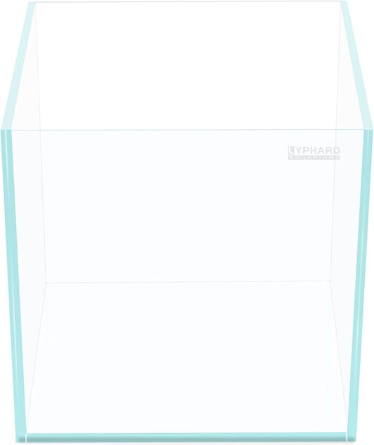 33 Gallon Cube Rimless Aquarium, Ultra Clear Low Iron Large Fish Tank, L19.7×W19.7×H19.7 Glass Thickness 8mm with EVA Foam Leveling Mat-PawvioPets